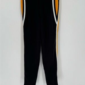 Boombah Black Yellow Stripe Baseball Softball Athletic Pant Men’s Size 30 F8
